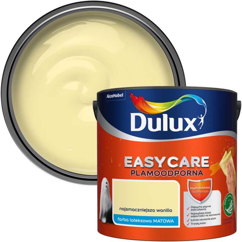 Farba Dulux EasyCare najsmaczniejsza wanilia 2,5 l