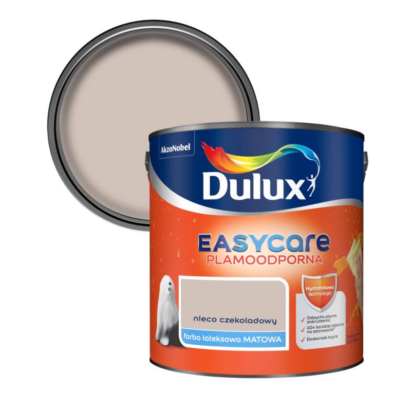 Farba Dulux EasyCare nieco czekoladowy 2,5 l