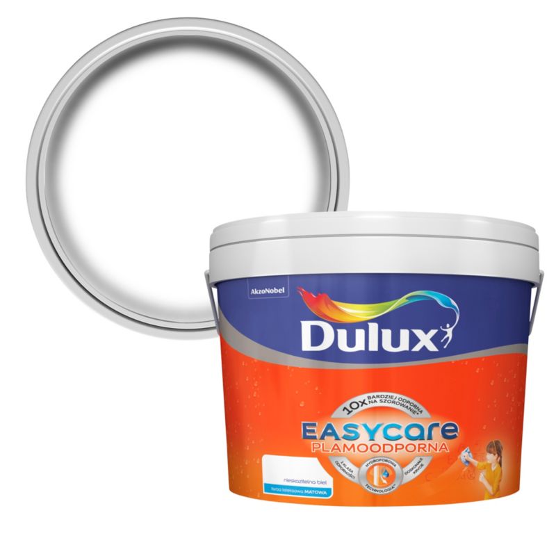 Farba Dulux EasyCare nieskazitelna biel 10 l