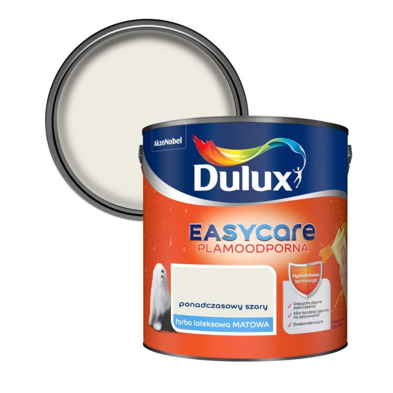 Farba Dulux EasyCare ponadczasowy szary 2,5 l