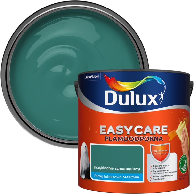 Farba Dulux EasyCare przykładnie szmaragdowy 2,5 l