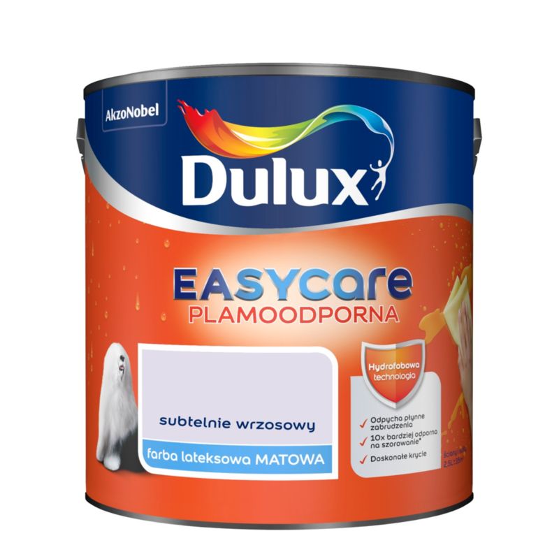 Farba Dulux EasyCare subtelnie wrzosowy 2,5 l