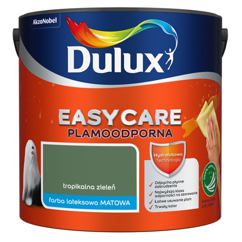 Farba Dulux EasyCare tropikalna zieleń 2,5 l