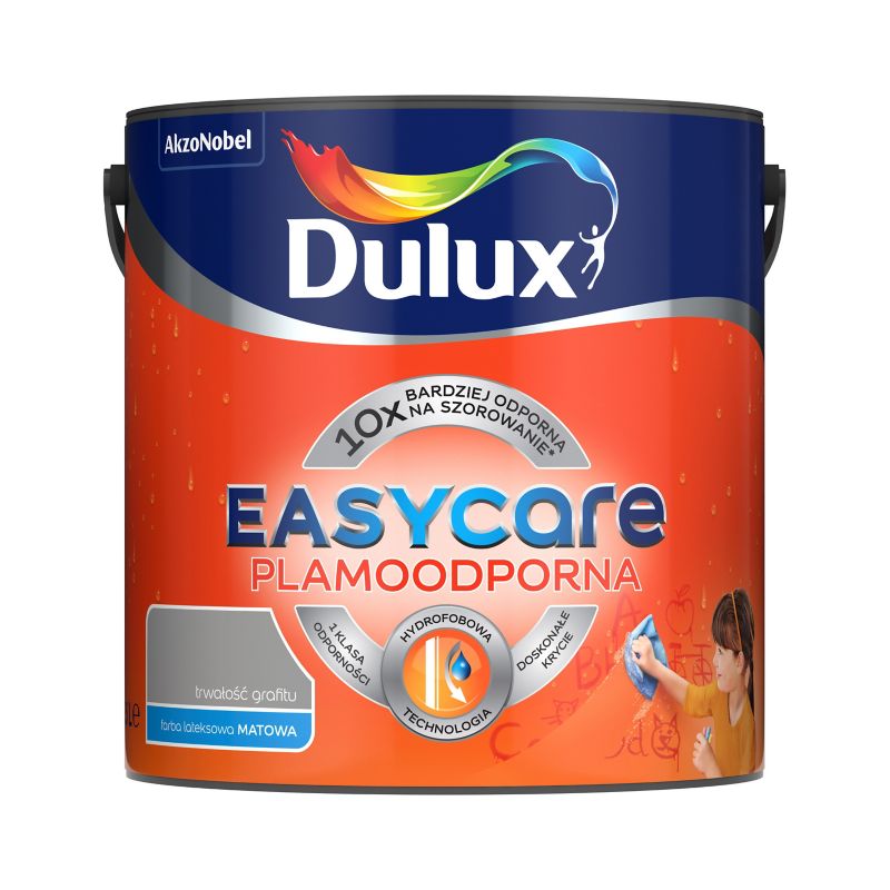 Farba Dulux EasyCare trwałość grafitu 2,5 l