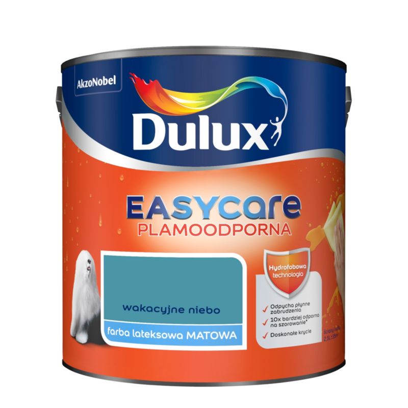 Farba Dulux EasyCare wakacyjne niebo 2,5 l