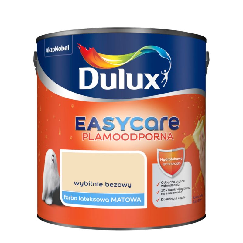 Farba Dulux EasyCare wybitnie beżowy 2,5 l