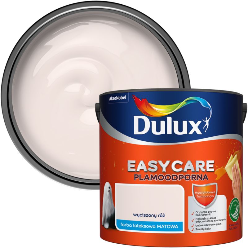 Farba Dulux EasyCare wyciszony róż 2,5 l