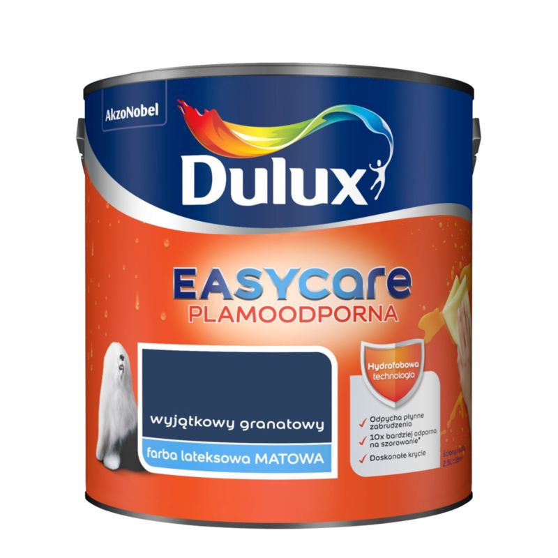 Farba Dulux EasyCare wyjątkowy granat 2,5 l