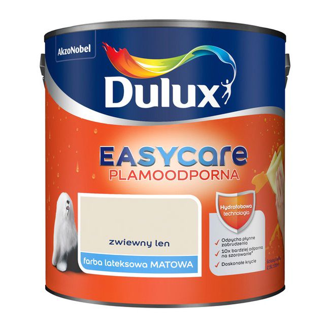 Farba Dulux EasyCare zwiewny len 2,5 l