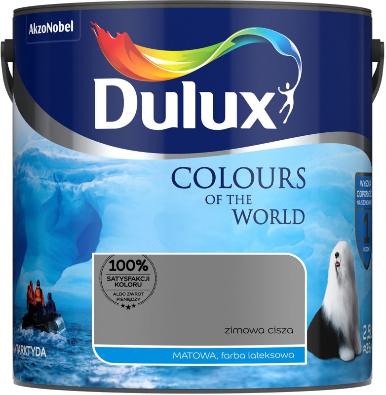 Farba Dulux Kolory Świata zimowa cisza 2,5 l