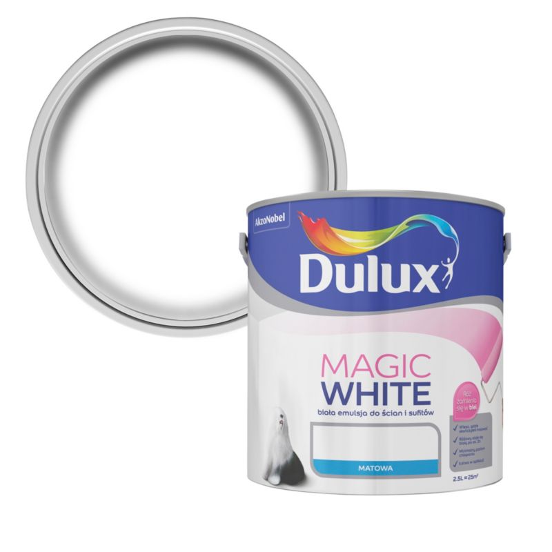 Farba Dulux Magic White 2,5 l