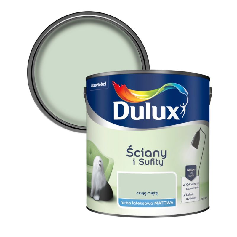 Farba Dulux Ściany i Sufity czuję miętę 2,5 l