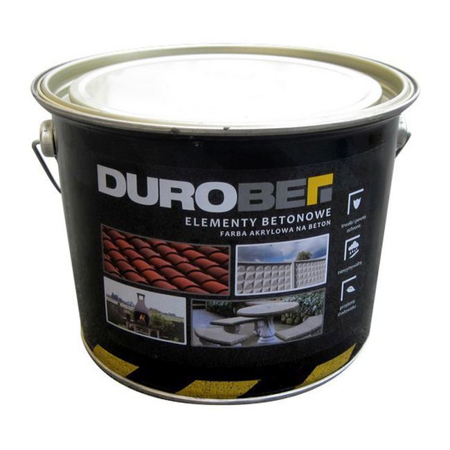 Farba Durobet elementy betonowe biała 2,5 l