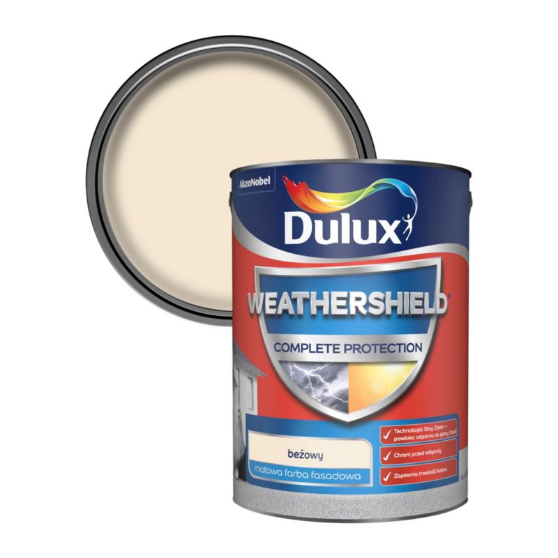 Farba elewacyjna Dulux Complete beżowy 5 l