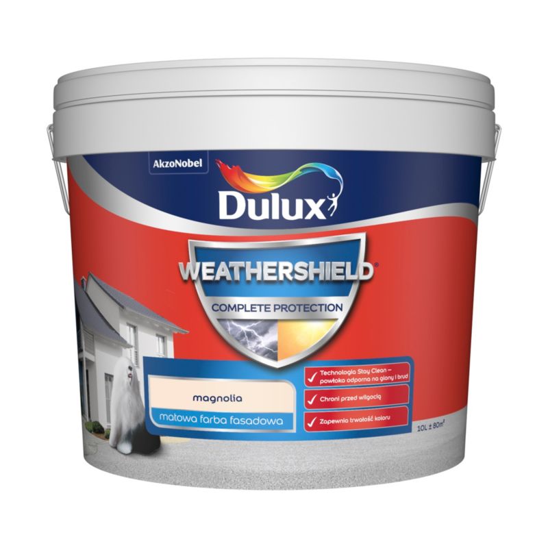 Farba elewacyjna Dulux Complete magnolia 10 l
