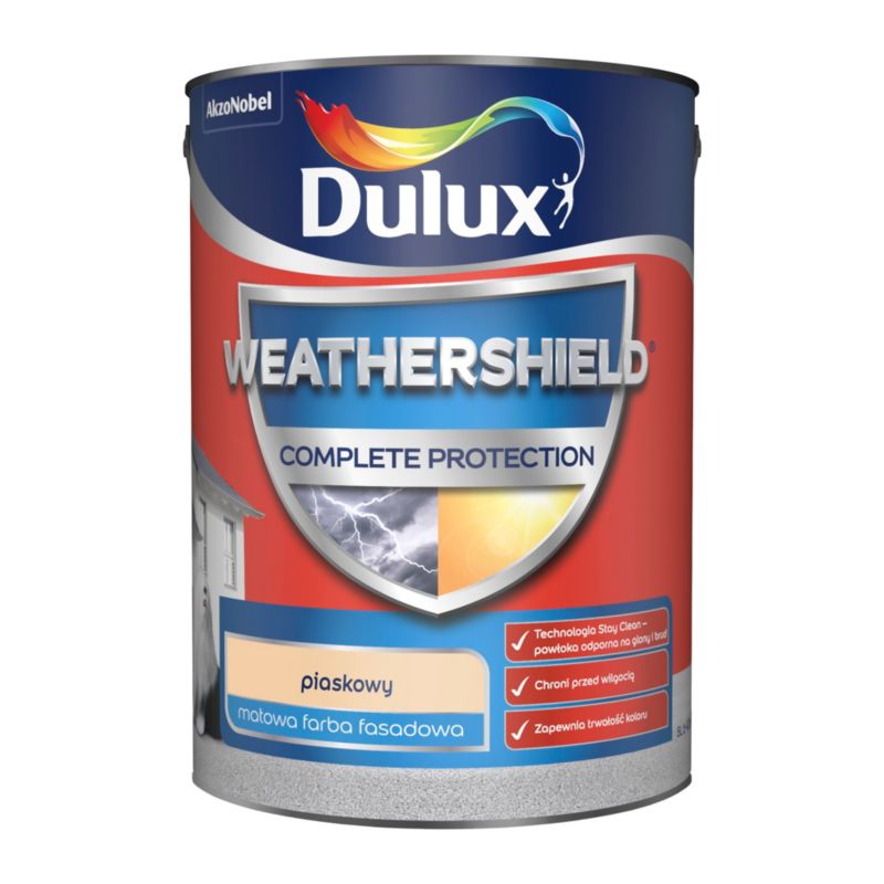 Farba elewacyjna Dulux Complete piaskowy 5 l