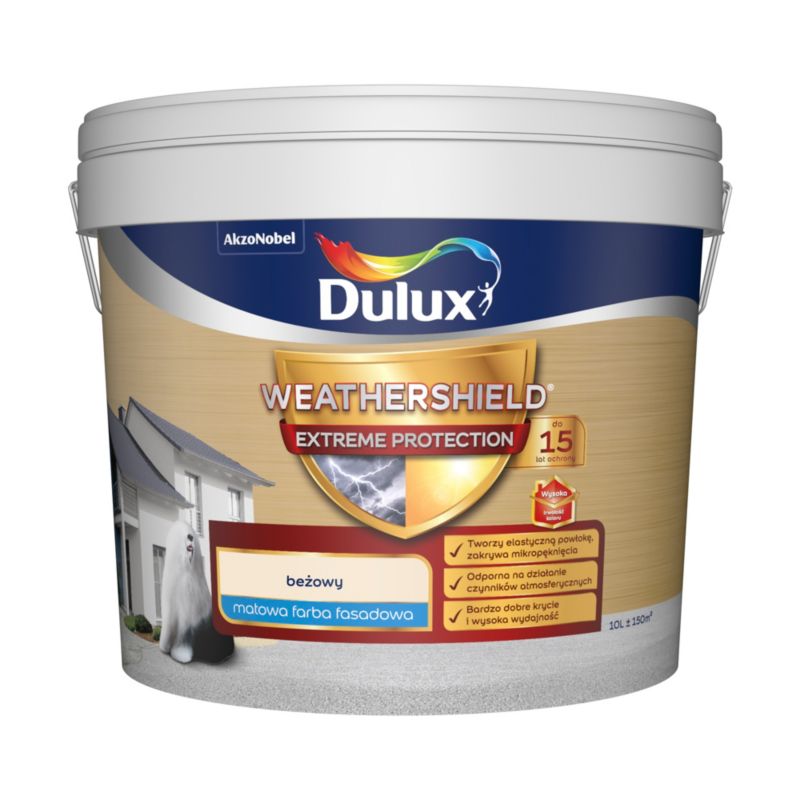 Farba elewacyjna Dulux Extreme beżowy 10 l