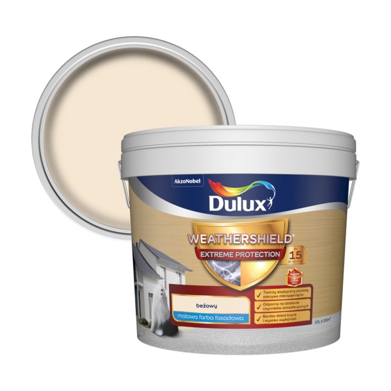 Farba elewacyjna Dulux Extreme beżowy 10 l