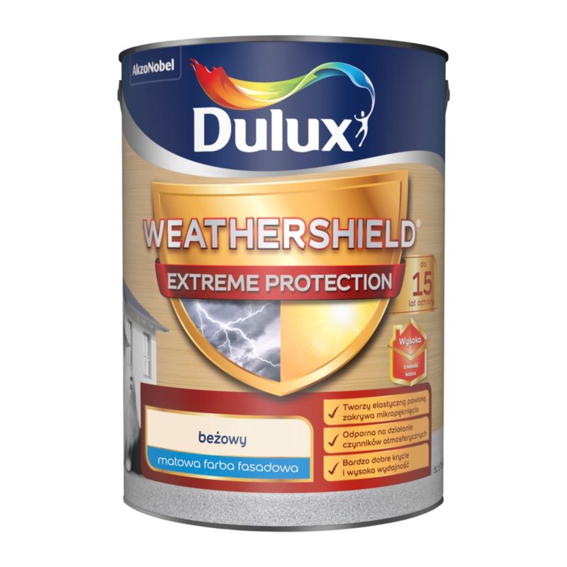 Farba elewacyjna Dulux Extreme beżowy 5 l