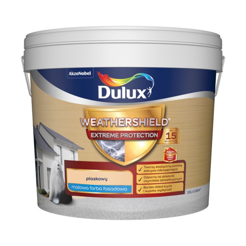 Farba elewacyjna Dulux Extreme piaskowy 10 l