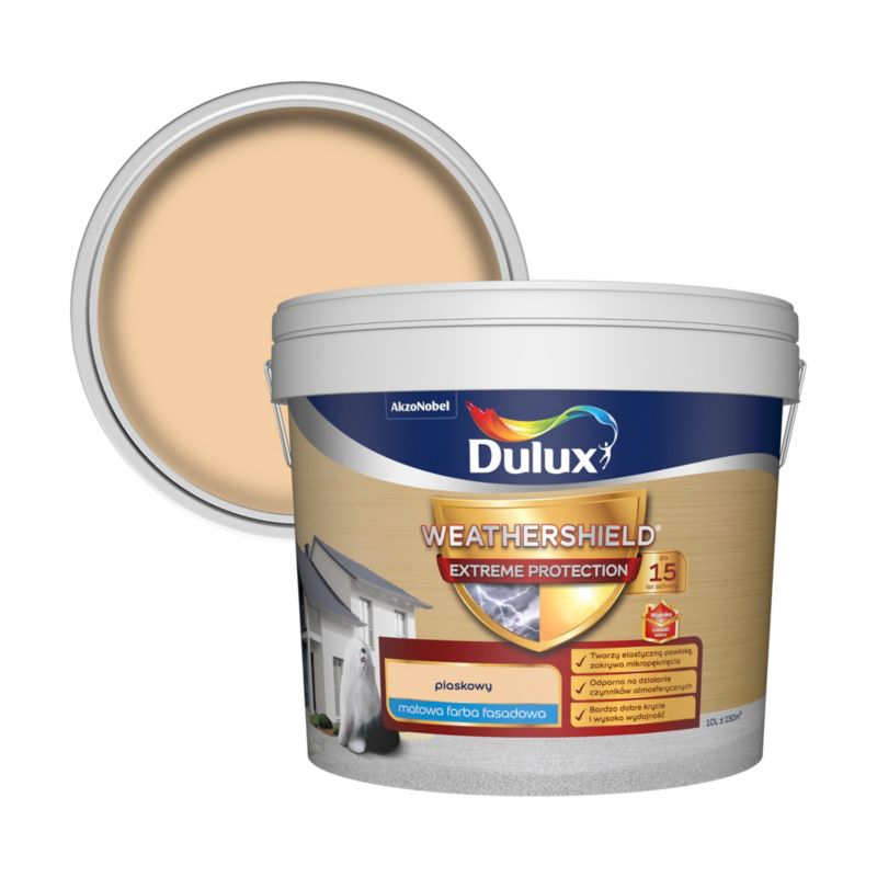 Farba elewacyjna Dulux Extreme piaskowy 10 l