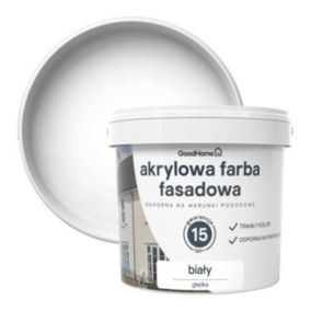 Farba elewacyjna GoodHome biała 5 l