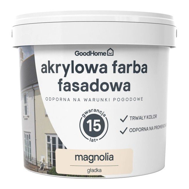 Farba elewacyjna GoodHome magnolia 5 l