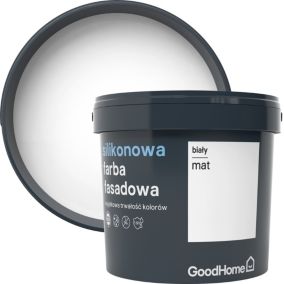 Farba elewacyjna GoodHome Premium biała 5 l