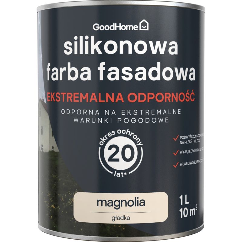 Farba elewacyjna GoodHome Premium magnolia 1 l