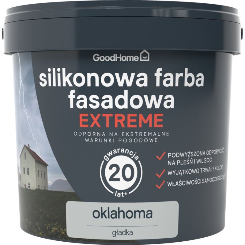 Farba elewacyjna GoodHome Premium oklahoma 5 l