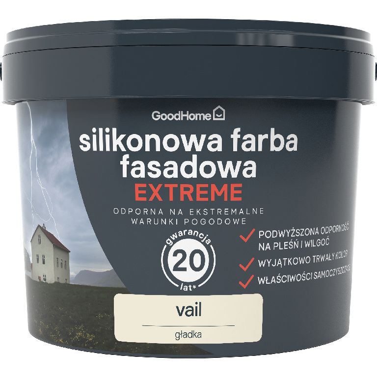 Farba elewacyjna GoodHome Premium Vail 10 l