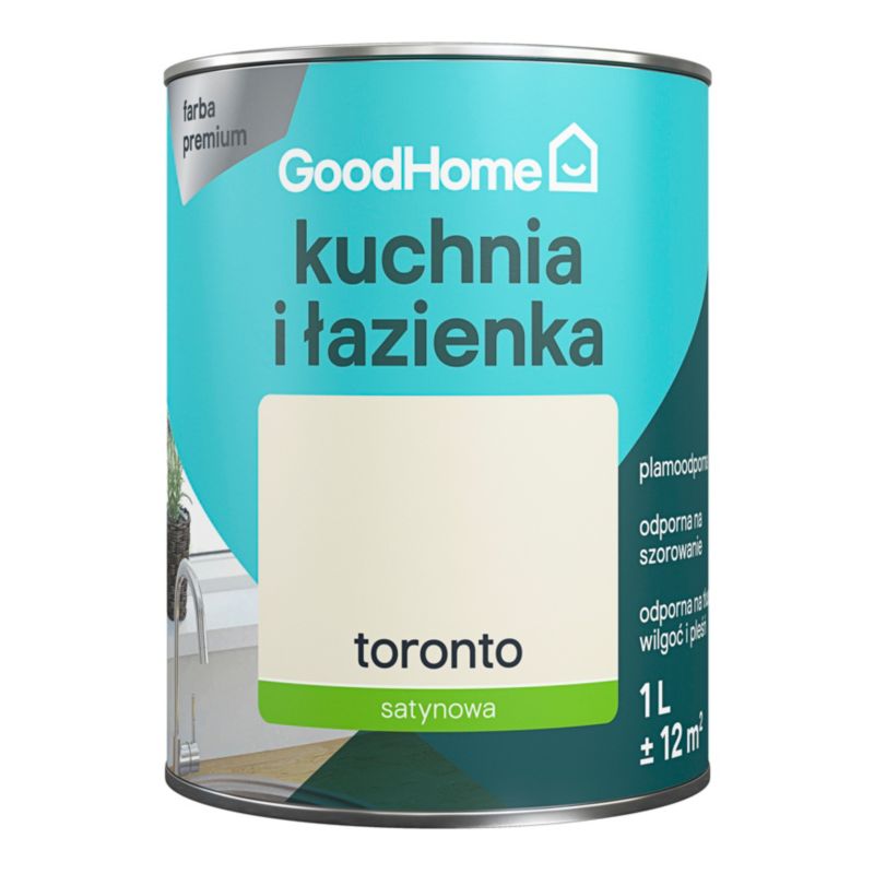 Farba GoodHome Kuchnia i Łazienka toronto 1 l