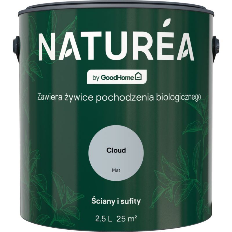 Farba GoodHome Naturea ściany i sufity Cloud mat 2,5 l