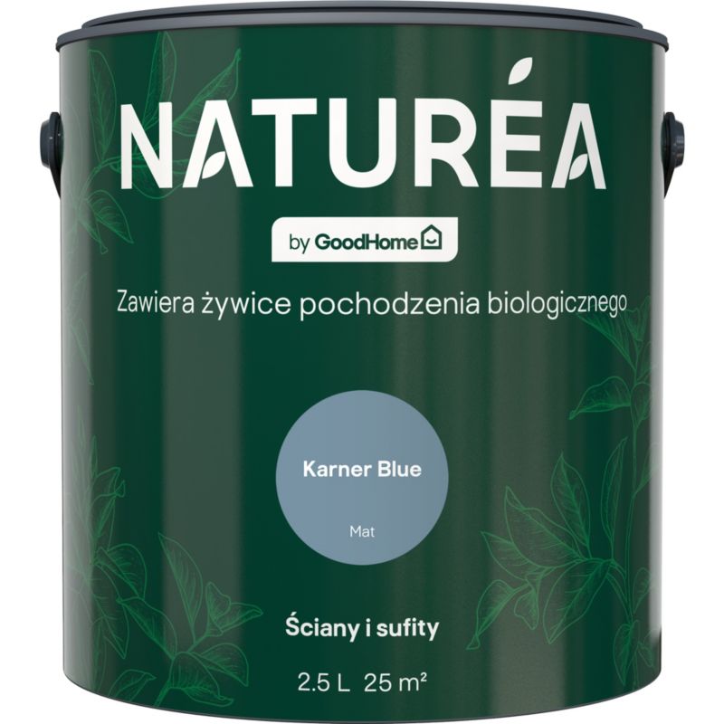 Farba GoodHome Naturea ściany i sufity Karner Blue mat 2,5 l