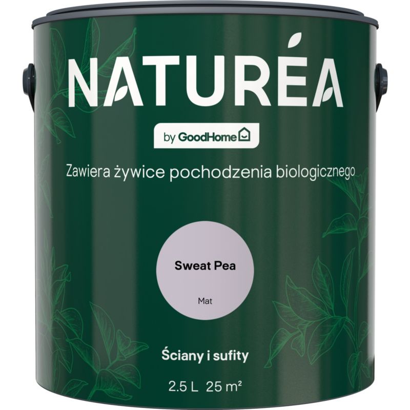 Farba GoodHome Naturea ściany i sufity Sweet Pea mat 2,5 l