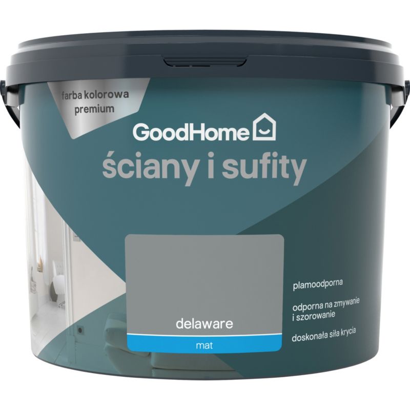 Farba GoodHome Premium Ściany i Sufity delaware 2,5 l
