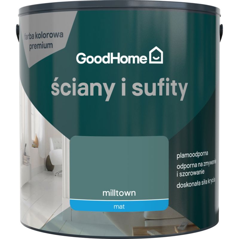 Farba GoodHome Premium Ściany i Sufity milltown 2,5 l