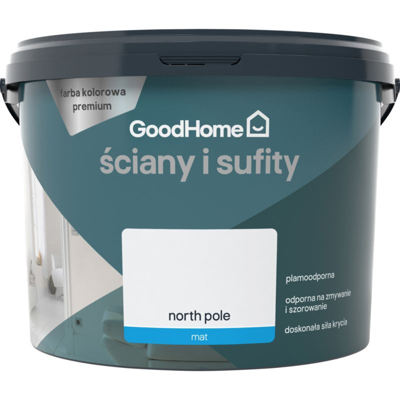 Farba GoodHome Premium Ściany i Sufity north pole 2,5 l