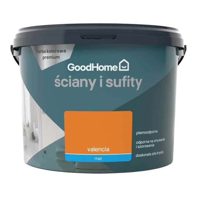 Farba GoodHome Premium Ściany i Sufity valencia 2,5 l