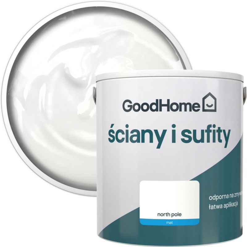 Farba GoodHome Ściany i Sufity north pole 5 l