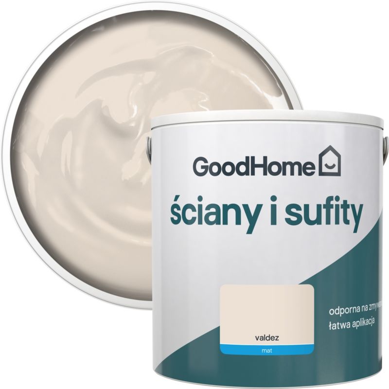 Farba GoodHome Ściany i Sufity valdez 5 l