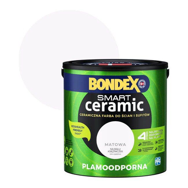 Farba hybrydowa Bondex Smart Ceramic na balu księżniczek 2,5 l