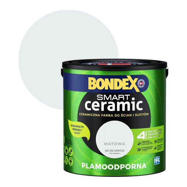 Farba hybrydowa Bondex Smart Ceramic nic do ukrycia 2,5 l