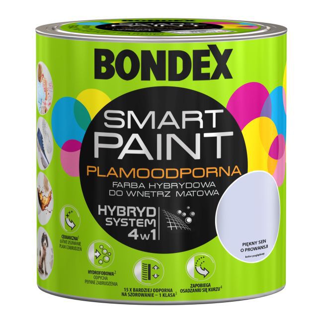 Farba hybrydowa Bondex Smart Ceramic piękny sen o Prowansji 2,5 l