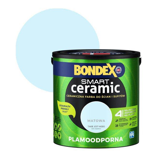 Farba hybrydowa Bondex Smart Ceramic takie jest niebo 2,5 l