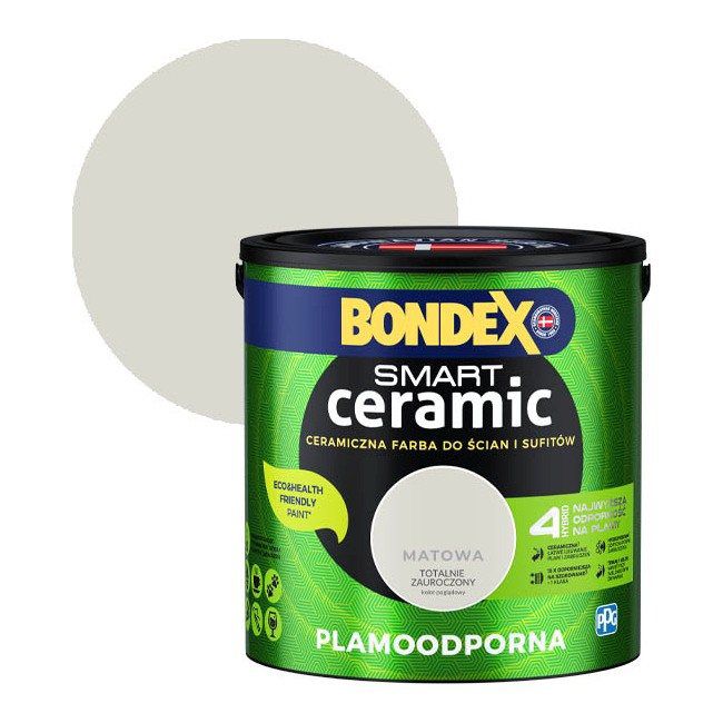 Farba hybrydowa Bondex Smart Ceramic totalnie zauroczony 2,5 l