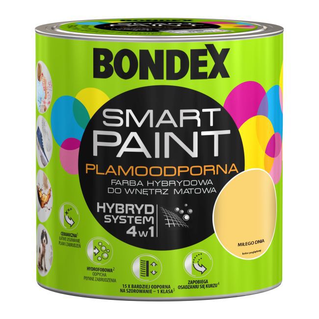 Farba hybrydowa Bondex Smart Paint miłego dnia 2,5 l
