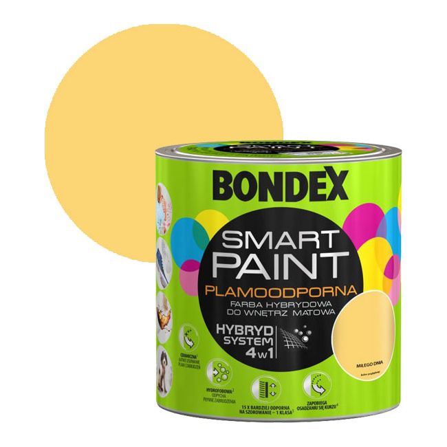 Farba hybrydowa Bondex Smart Paint miłego dnia 2,5 l