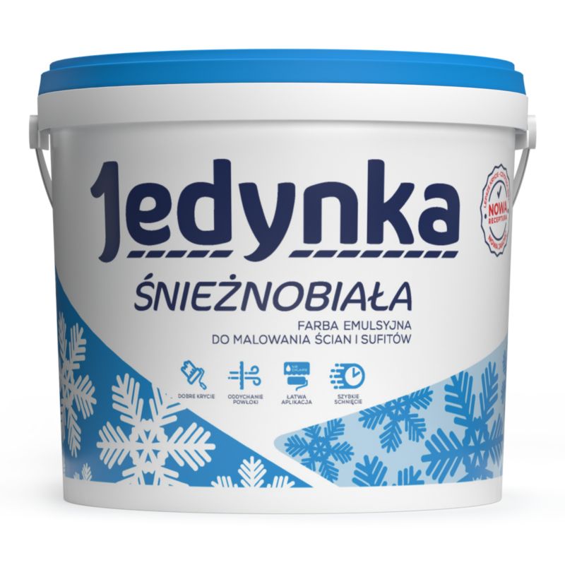 Farba Jedynka Śnieżnobiała 10 l
