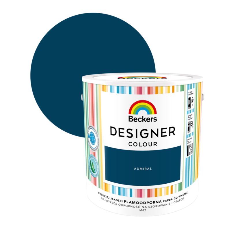 Farba kolorowa Beckers Designer admiral 2,5 l